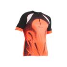 Camiseta Ciclista Com Ziper Modelo Speed Unisex Laranja P