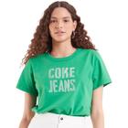 Camiseta Coca Cola Comfort OU23 Verde Feminino