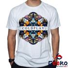 Camiseta Coldplay 100% Algodão Discografia Geeko