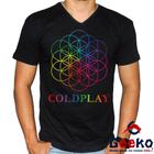 Camiseta Coldplay 100% Algodão Geeko
