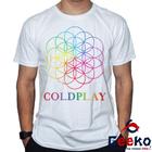 Camiseta Coldplay 100% Algodão Geeko