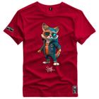 Camiseta Coleção Crazy Animals Gato Gangster Shap Life