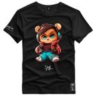 Camiseta Coleção Little Bears Stylish Red Jacket Shap Life