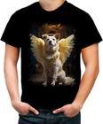 Camiseta Colorida Anjo Canino Cão Angelical 5