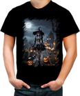 Camiseta Colorida Bruxa Caveira Halloween 2 - Kasubeck Store