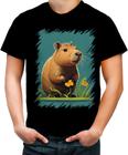 Camiseta Colorida Capivara do Bem Animalzinho 16