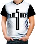 Camiseta Colorida Cruz Jesus Cristo Cristão Gospel 4k 7