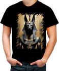 Camiseta Colorida Deus Egípcio Anubis Mortos 3