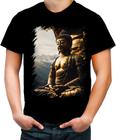 Camiseta Colorida Estátua de Buda Iluminado Religião 6