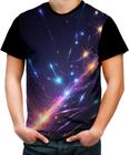 Camiseta Colorida Estrelas Espaço Universo Galaxia 2