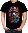 Camiseta Colorida Mago das Trevas Poder Magia 8