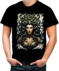 Camiseta Colorida Medusa Academia Gym Músculo 4