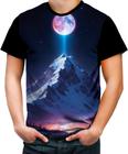 Camiseta Colorida Montanha Neon Mountain Translucent 8