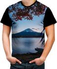 Camiseta Colorida Monte Fuji Japão Vulcão Japan Vulcan 1