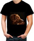 Camiseta Colorida Olhar Canino Cão Cachorro Doguíneo 3