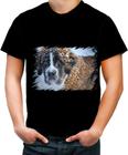Camiseta Colorida Olhar Canino Cão Cachorro Doguíneo 6