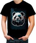 Camiseta Colorida Panda Com Roupa Estilosa 5