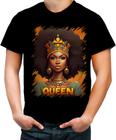 Camiseta Colorida Rainha Africana Queen Afric 12