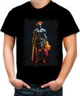 Camiseta Colorida Soldado Romano Império 11
