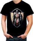 Camiseta Colorida Templário Medieval Cruzadas 3