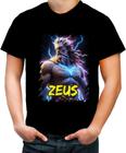 Camiseta Colorida Zeus Deus do Raio Olimpo Mitologia Grega 1