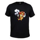 Camiseta Confortável Malha 30.1 Estampada Pizzal