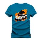 Camiseta Confortável Premium Estampada Cars Flatout