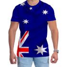 Camiseta Copa Camisa Masculina Torcedor Austrália Moda 2022