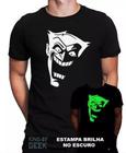 Camiseta Coringa Joker Brilha No Escuro Camisa Filme Clássic