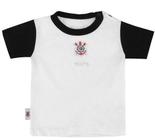 Camiseta Corinthians Bebê Bicolor Oficial