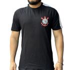 Camiseta Corinthians Casual Raglan 80544 Preta