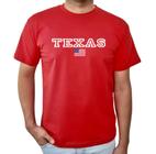 Camiseta country texas bandeira usa moda rodeio peão texana algodão