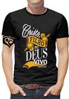 Camiseta Cristã Gospel Masculina Jesus Evangelica Blusa