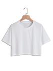 Camiseta Croped Feminino T-shirt Blusinha Moda Larguinha