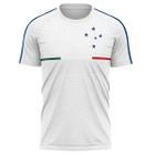 Camiseta Cruzeiro Nostalgia Braziline Masculina - Branco