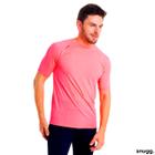 Camiseta Curta Light Masculina Adulto Proteção UV50+ Dry - Cor Verde Neon - Gênero Masculino
