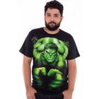 Camiseta D.Hulk: Adulto PRETO M Piticas