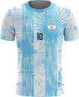 Camiseta da Argentina Copa Futebol Azul Celeste Torcedor Class