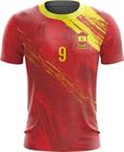Camiseta da Espanha Copa Futebol Esportes Torcedor Dryfit