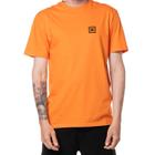 Camiseta Dc Shoes Mini Square Stripe Masculino - Laranja