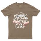 Camiseta De Algodão Feminino E Masculino Religiosa Estampada Amor De Deus