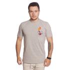 Camiseta de Algodão Lighter with Fire T-shirt Masculina Estampada