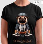 Camiseta de Algodão Peruano Pug