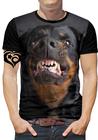 Camiseta de Cachorro Pit Bull Masculina Rottweiler Blusa