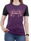 Camiseta de Carnaval Feminina blusa Festa Roxo