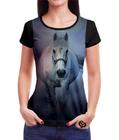 camiseta de cavalo feminina Roupa Blusa animal Campo est3