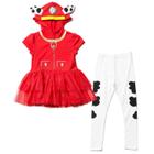 Camiseta de cosplay com leggings Paw Patrol Marshall Girl 5T