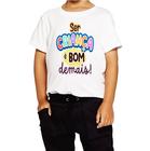 Camiseta de Criança Manga Longa Infantil Ser Criança