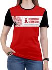 Camiseta de Dezembro Vermelho Feminina blusa Arvore