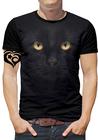 Camiseta de Gato Masculina Blusa Animal Verde